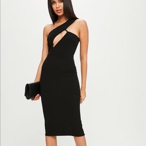 NEVER WORN!! Sexy One Shoulder Midi Dress